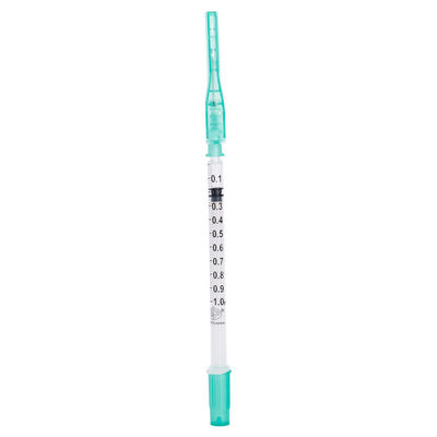 使い捨て可能な生殖不能の安全医学の動脈血のコレクションのスポイト1ml/3ml 21G 22G