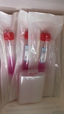 単一の使用のための使い捨て可能な口頭ウイルスの輸送媒体の喉の見本抽出管のキットVTM