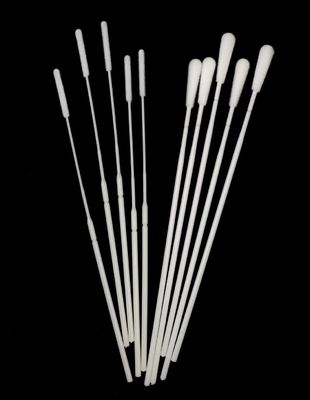 EO Steriliziedのウイルスの見本抽出の綿棒10mmのヘッド長さポイント壊れもの