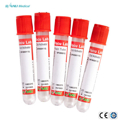 生化学的なテストのための真空の血塊の活性剤の血のコレクションの管2ml