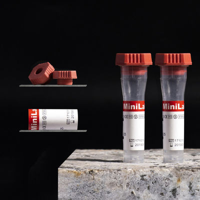血塊の活性剤の毛管血のコレクションの管の赤いゴム製帽子8x45mm