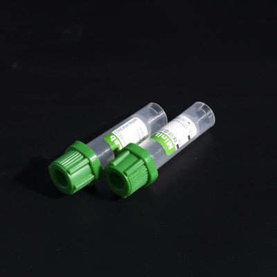 血の毛管管0.25mlのリチウム ヘパリンの緑の上の管