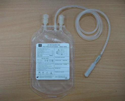 CPDA CPDの単一の血袋の平らなフィルムの透明物250ml