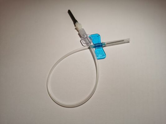 Luerのアダプターが付いている使い捨て可能な血のコレクションの蝶針